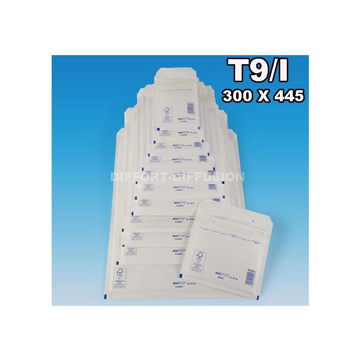 50 ENVELOPPES A BULLES T9 (320*450) BLANCHES