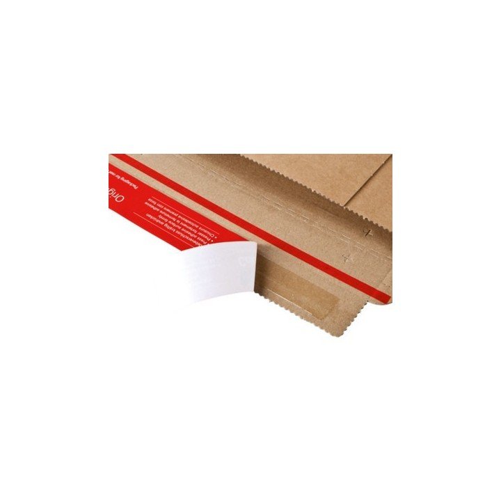 20 enveloppe carton latérale L4 (340x235mm) pochette avec cannelure  - 1