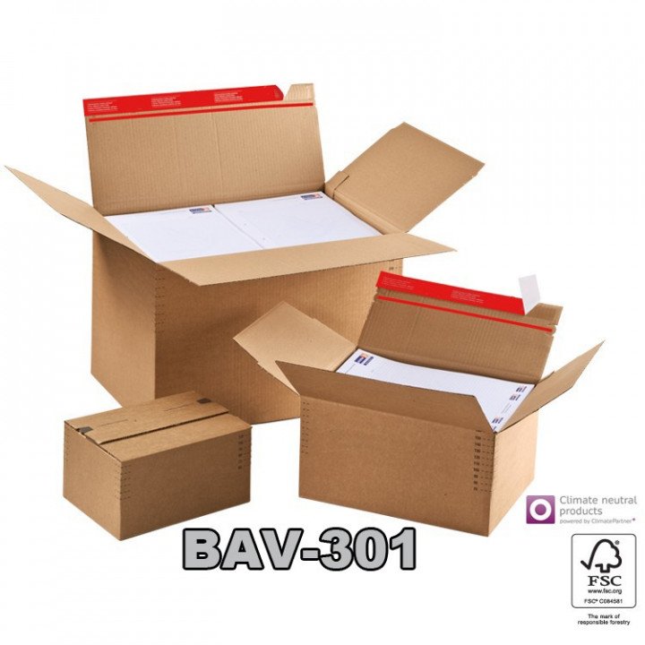 10x Carton automatique variable A3 (445x315x180-300mm) BAV301