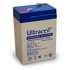 ULTRACELL UL5-6 batterie au plomb 6V 5AH 70x47x106mm 