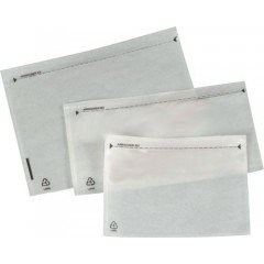 pochettes porte-documents NEUTRE transparent adhésive 225x115mm