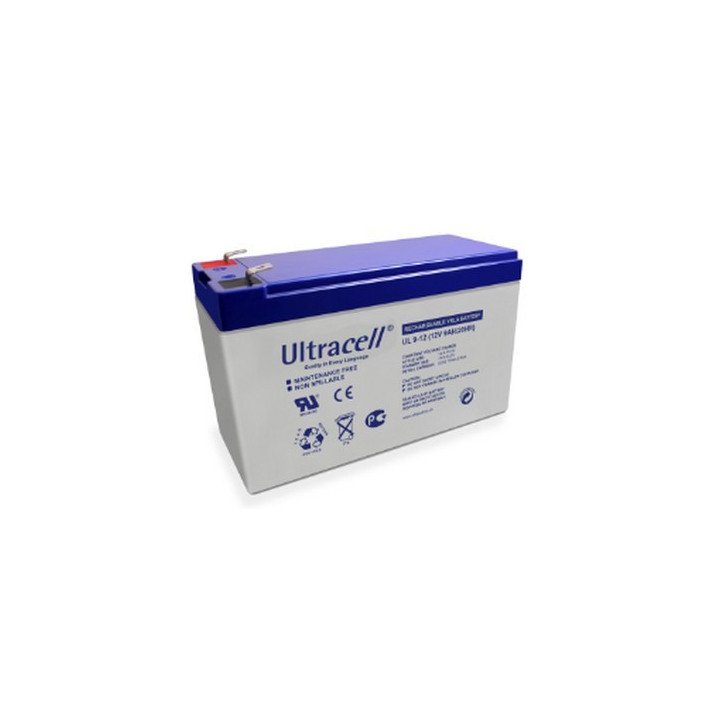 ULTRACELL UL 9-12 batterie au plomb 12V 9AH 151x65x99mm 
