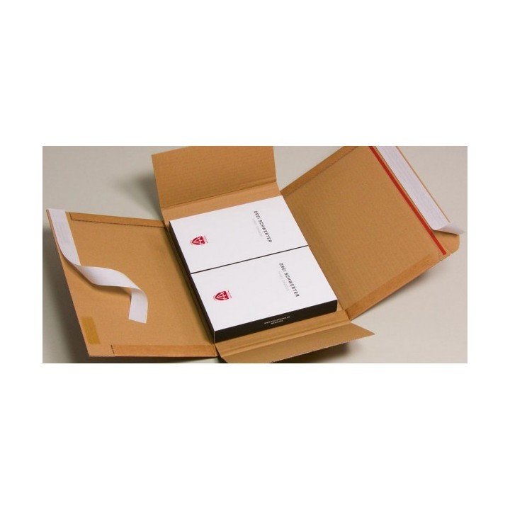 100 étuis postaux carton 300x235x(0-105mm) VARIA X-PACK 3