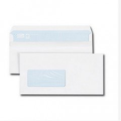 500 Enveloppes fenêtre GAUCHE Format DL 110 x 220 auto adhésives