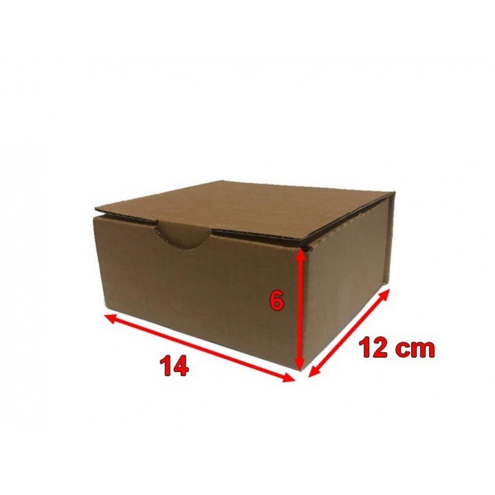 Boite postale carton 14 x 12 x 6 cm (100x80x60mm)