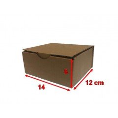 Boite postale carton 14 x 12 x 6 cm (100x80x60mm)