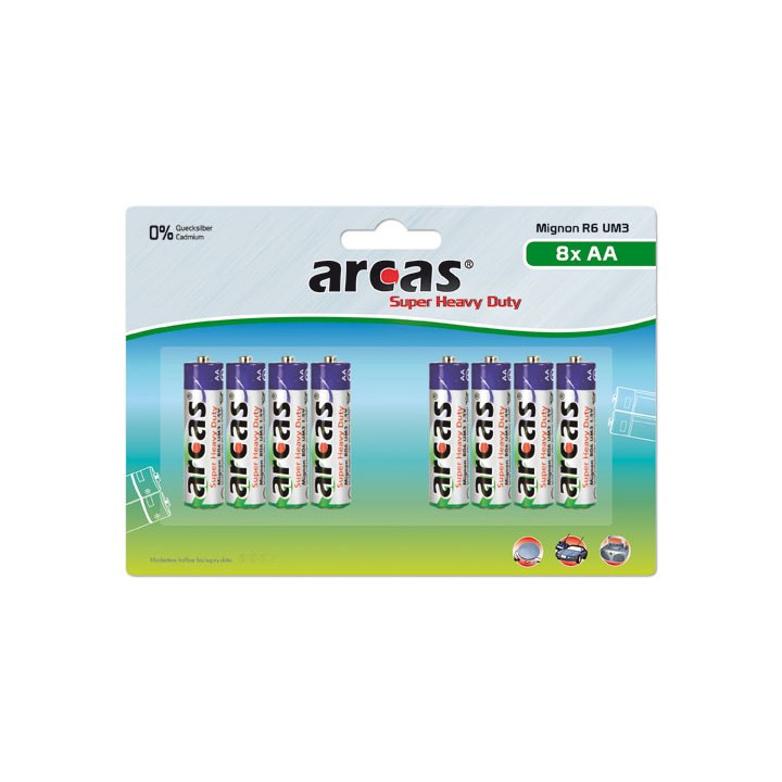 DESTOCK 576 piles AA R6 ARCAS (72 blisters de 8 piles) 10-2019