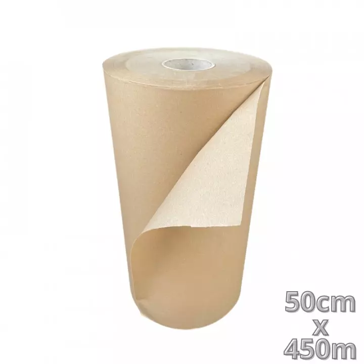 Rouleau papier kraft brun 50cm x 450m 85g/m2
